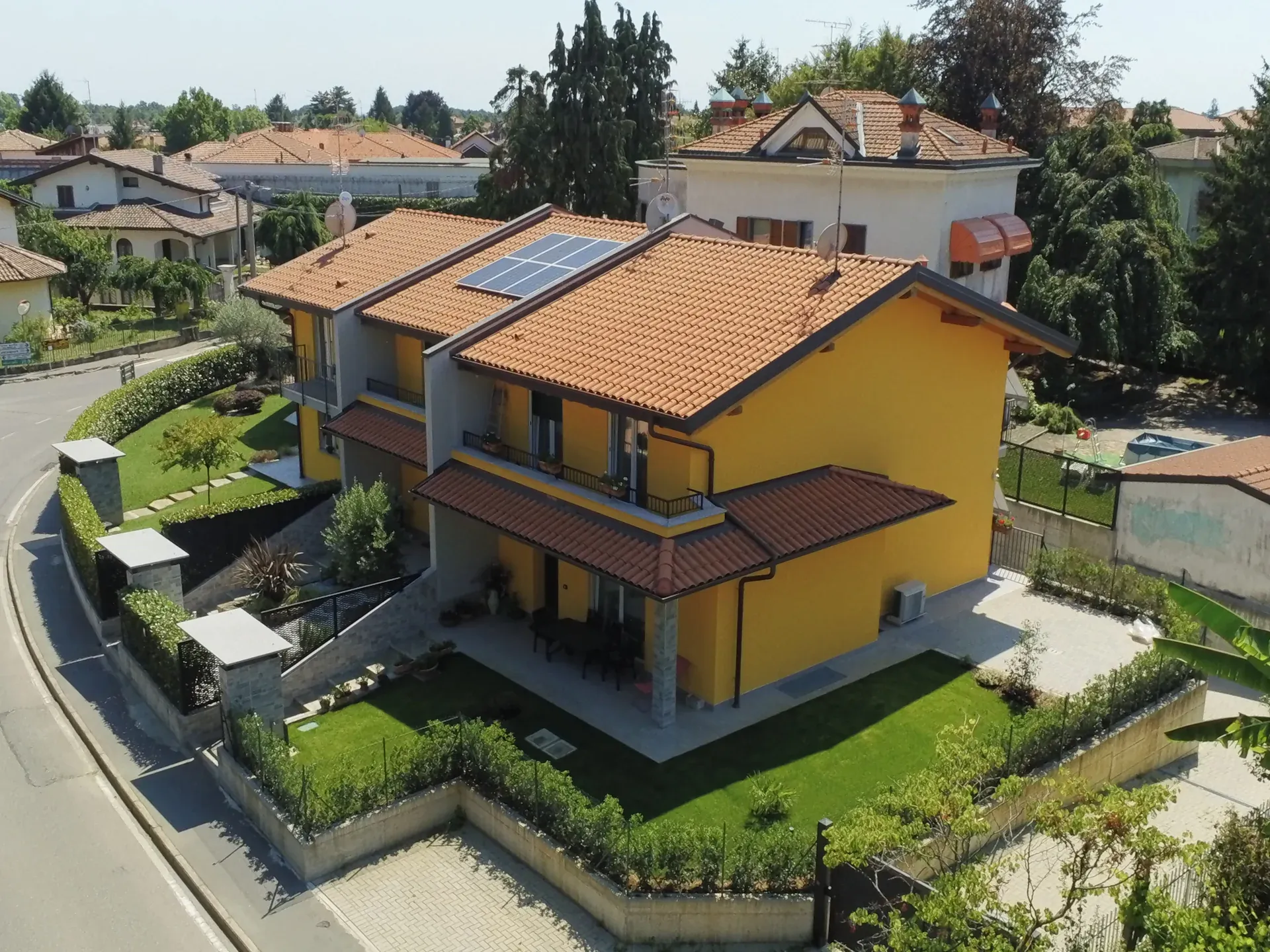 Villette a schiera moderne e sostenibili