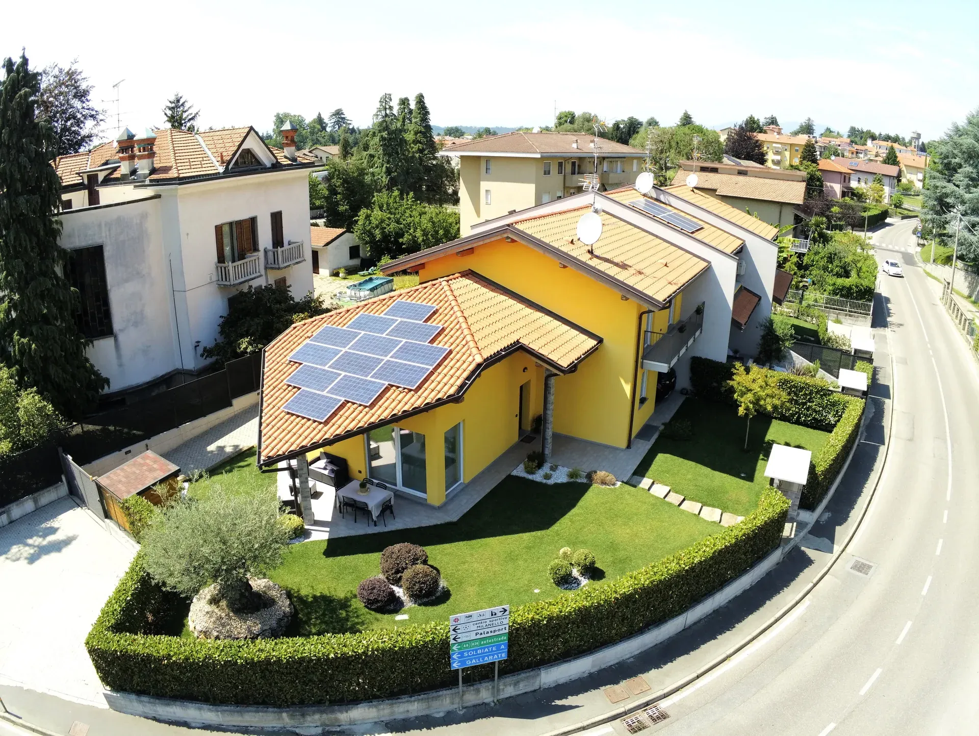 Villette a schiera moderne e sostenibili