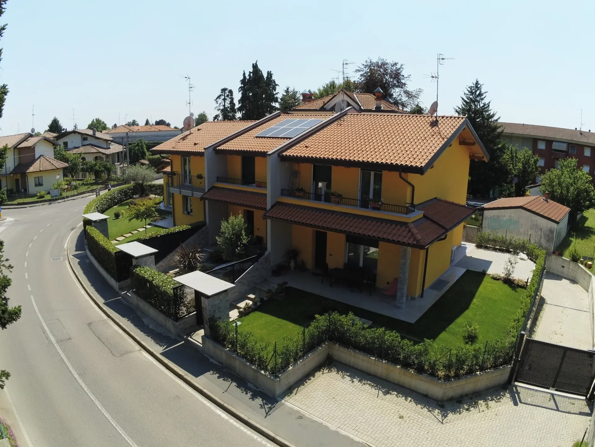 Villette a schiera moderne e sostenibili